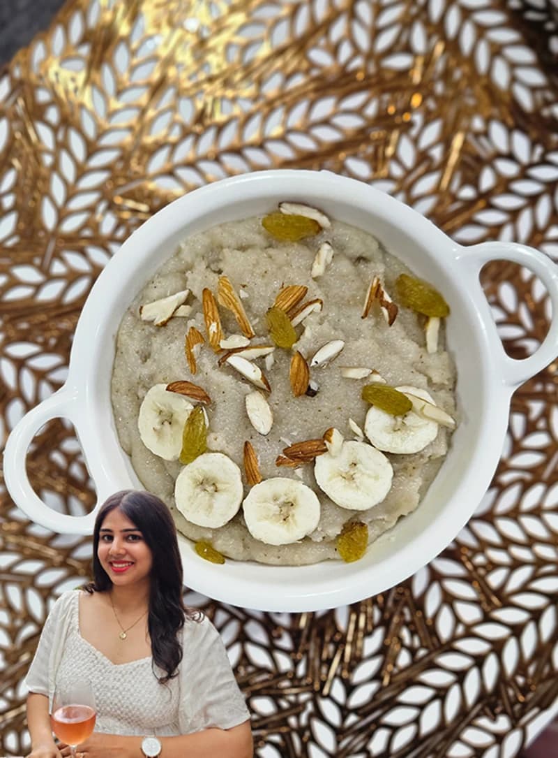 Banana Sheera by Varshitha recipe