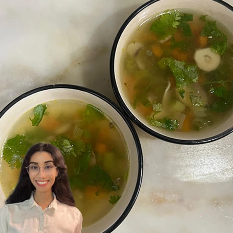 Lemon Coriander Soup by Shreya recipe