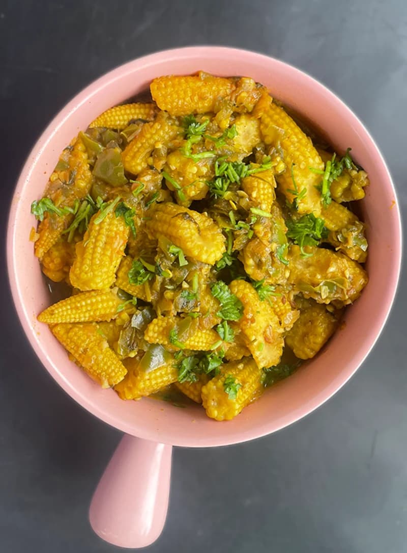 Babycorn Subzi   recipe