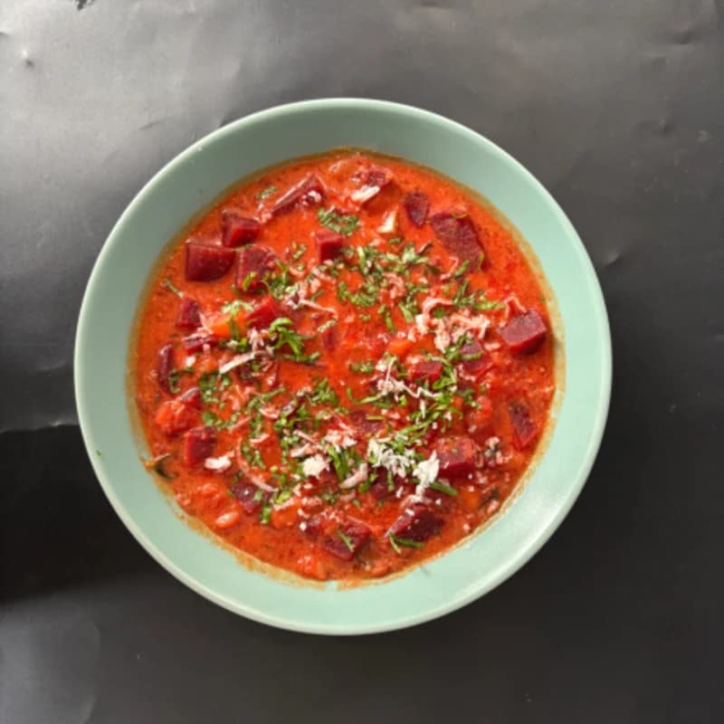 Beetroot Potato Curry recipe